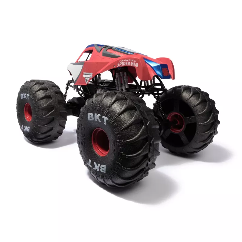 Monster Jam Marvel Mega Spider-Man monster truck RC, fuoristrada, oltre 60 cm di lunghezza, scala 1:6, giocattolo supereroi per bambini e bambine da 4 anni