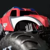Monster Jam Marvel Mega Spider-Man monster truck RC, fuoristrada, oltre 60 cm di lunghezza, scala 1:6, giocattolo supereroi per bambini e bambine da 4 anni