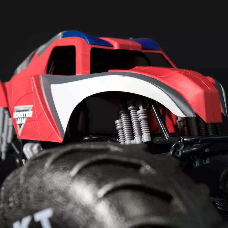 Monster Jam Marvel Mega Spider-Man monster truck RC, fuoristrada, oltre 60 cm di lunghezza, scala 1:6, giocattolo supereroi per bambini e bambine da 4 anni