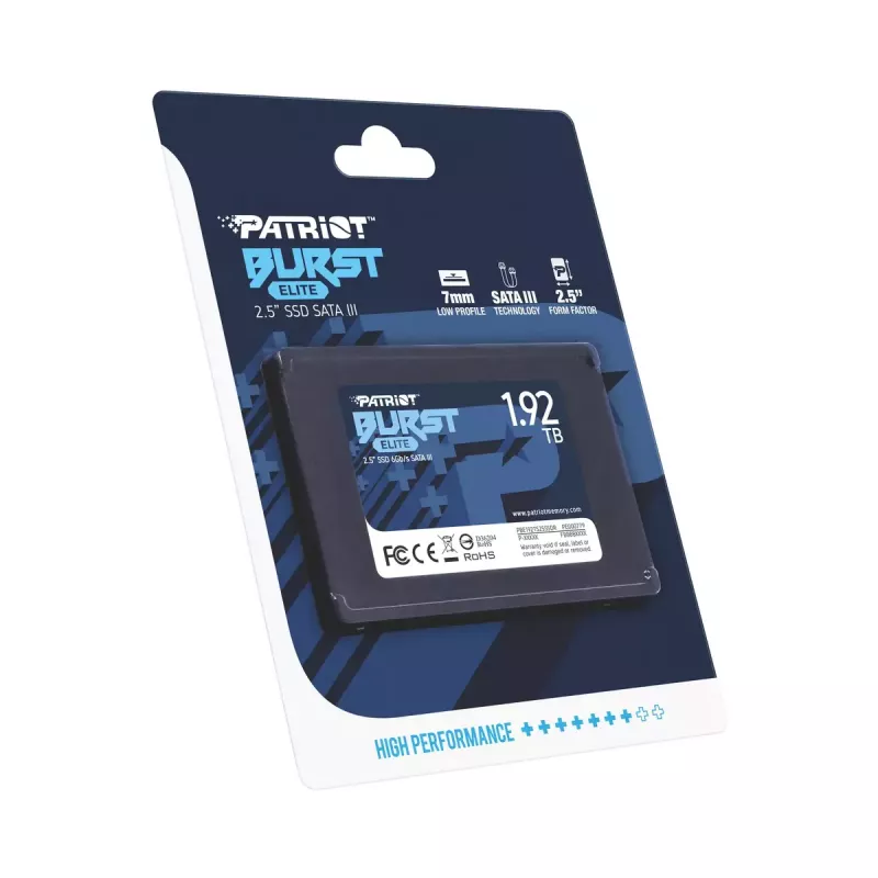 SSD Patriot Burst Elite 1.92TB 2,5 pollici SATA 3.0 PBE192TS25SSDR