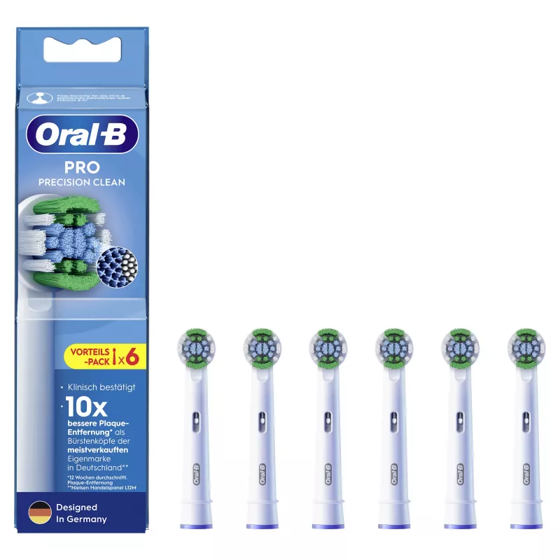 Spazzolini a innesto Braun Oral-B Pro Precision Clean confezione da 6