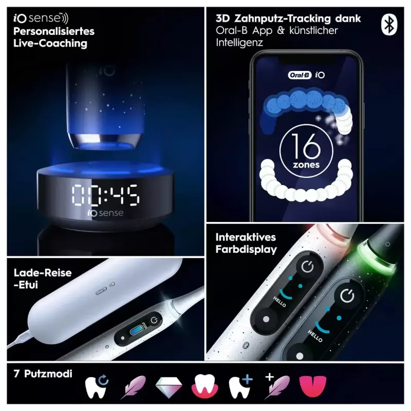 Oral-B iO iO10 spazzolino rotante per adulti nero