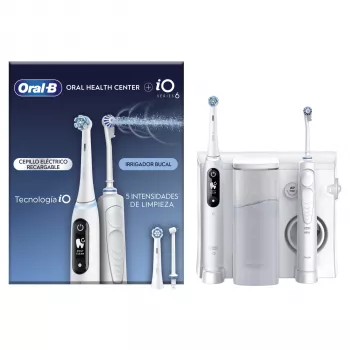 Spazzolino elettrico rotante-oszillante Oral-B iO6 White adulti batteria ricaricabile 2 testine