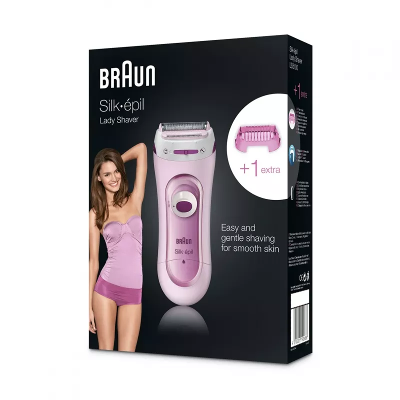 Braun Silk-épil 5 LS5100 rasoio da donna, rosa