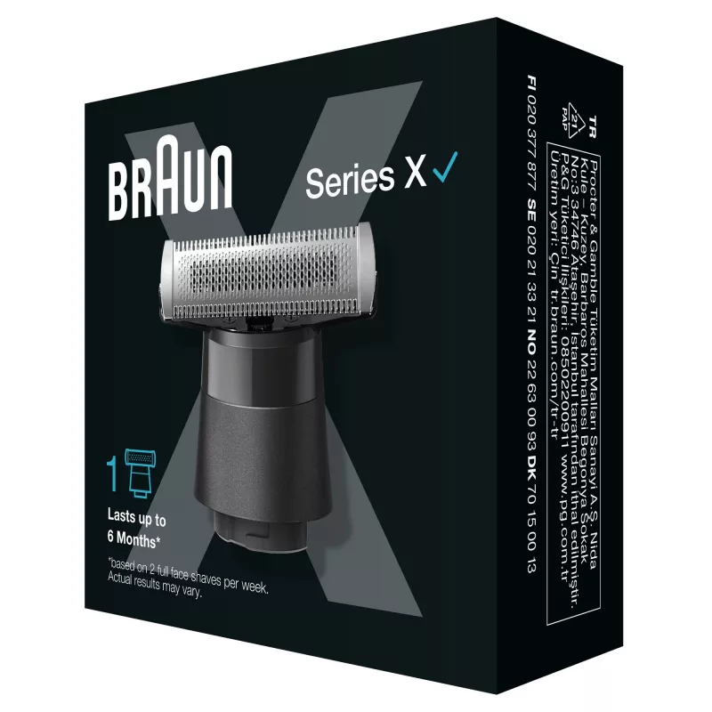 Testina di ricambio Braun XT20 1 testina nero