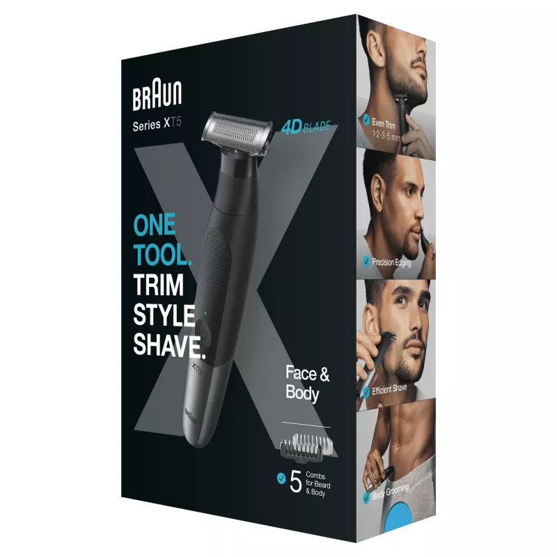 Braun XT5100 Series X trimmer ibrido per viso e corpo