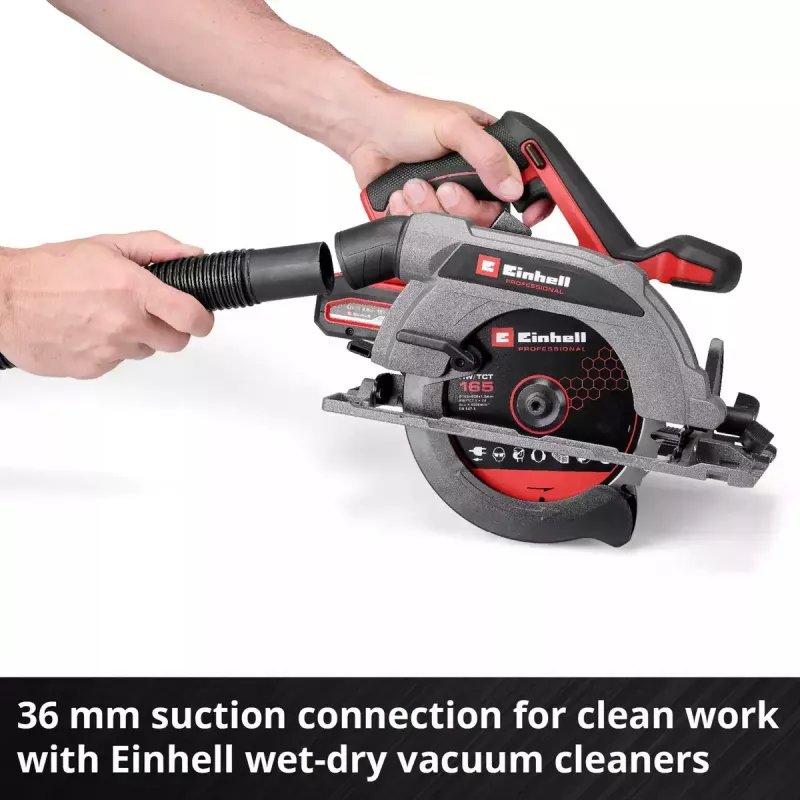 Sega circolare a batteria EINHELL Professional TP-CS 18/165 Li BL, 18 V, Solo (senza batteria/caricabatterie)