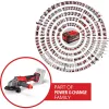 Smerigliatrice angolare a batteria EINHELL AXXIO 18/125, 18V, disco 125 mm, Li‑Ion Plus 4,0 Ah