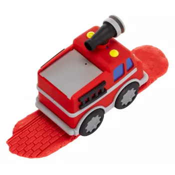 MGA Entertainment DohKins camion dei pompieri e pompiere, set da gioco con pasta modellabile, multicolore, bambino, maschio/femmina, 3 anno/i, 99 anno/i