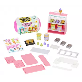 Miniverse Spaces set mobili in PDQ, caffè, 8 anni, multicolore, plastica