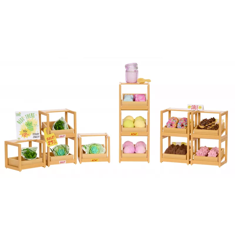 Miniverse Spaces set mobili in PDQ, caffè, 8 anni, multicolore, plastica