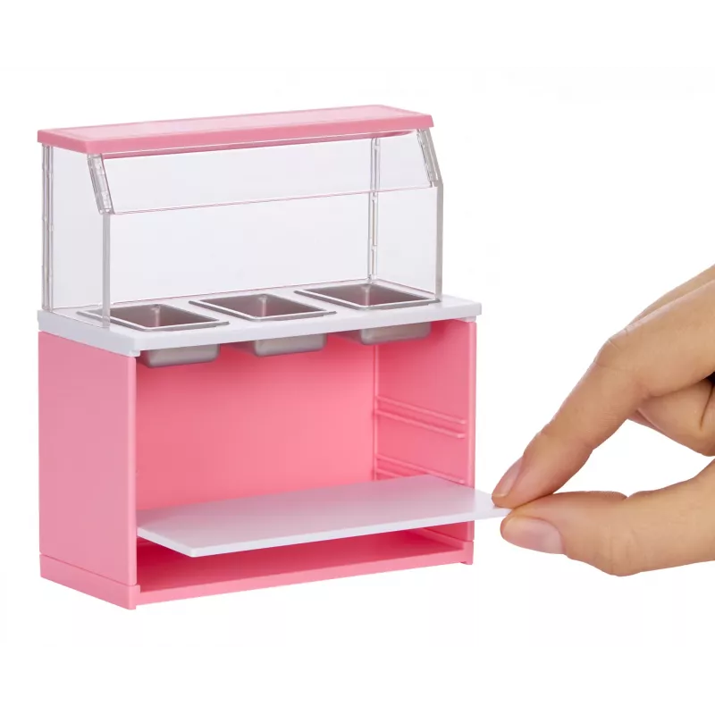 Miniverse Spaces set mobili in PDQ, caffè, 8 anni, multicolore, plastica