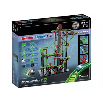 Pista di biglie e biglie set giocattolo Fischertechnik 536621