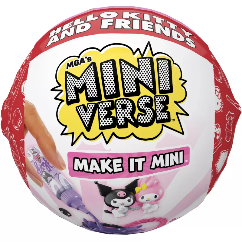 Miniverse Make It Mini SANRIO Series 2 Asst in PDQ, 8 anno/i, multicolore, plastica
