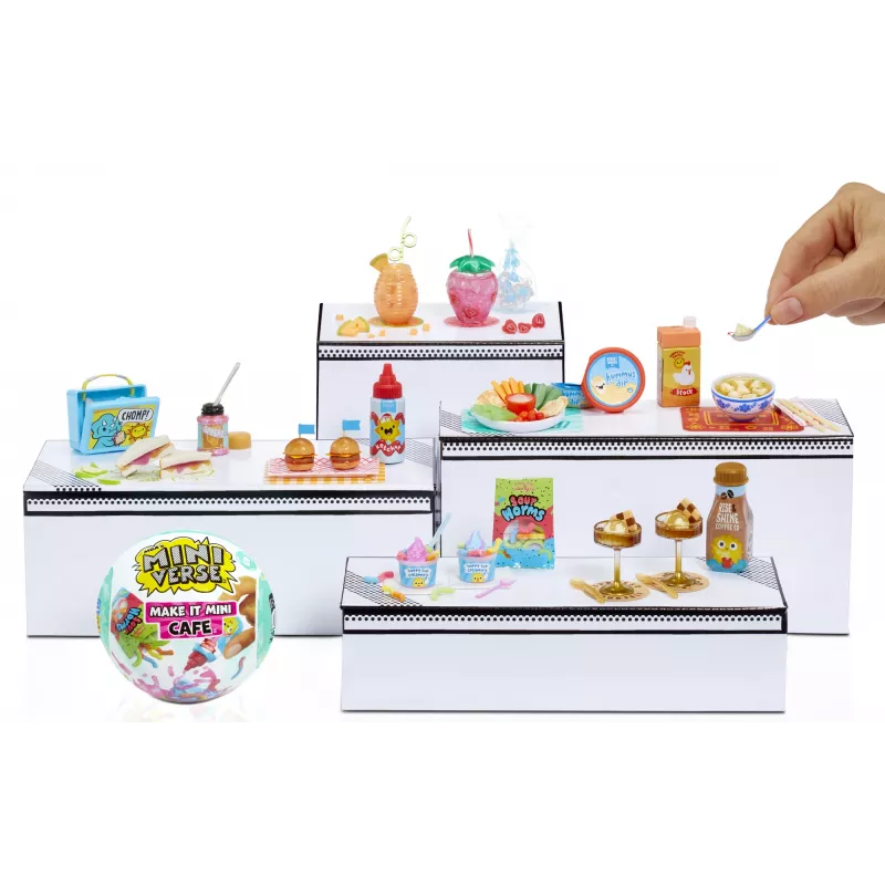 Miniverse Make It Mini Foods: Café in PDQ Serie 5 (Wave A), 8 anni, multicolore, plastica