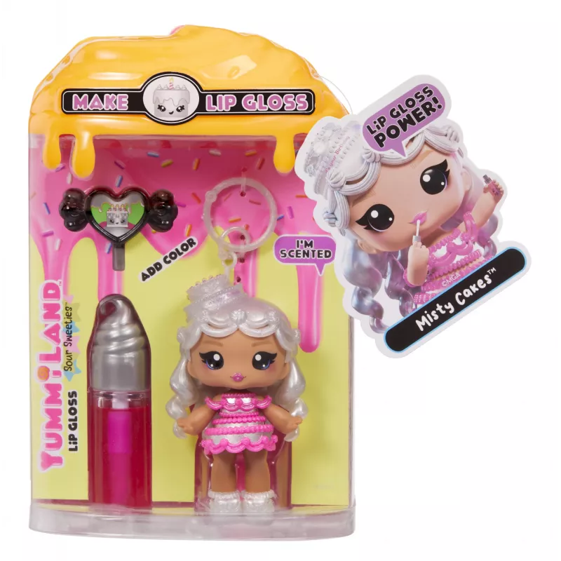 MGA Entertainment Yummiland bambola lip gloss Sour Sweeties - Misty Cakes