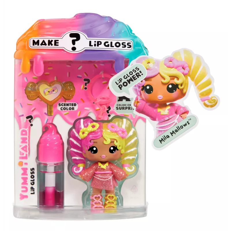 MGA Entertainment Yummiland bambola lip gloss misteriosa - Mila Mallows