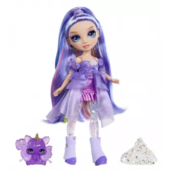 Rainbow High Rainbow Shimmers con slime bambola moda - Violet (viola)