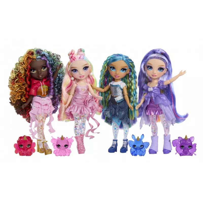 Rainbow High Rainbow Shimmers con slime bambola moda - Violet (viola)