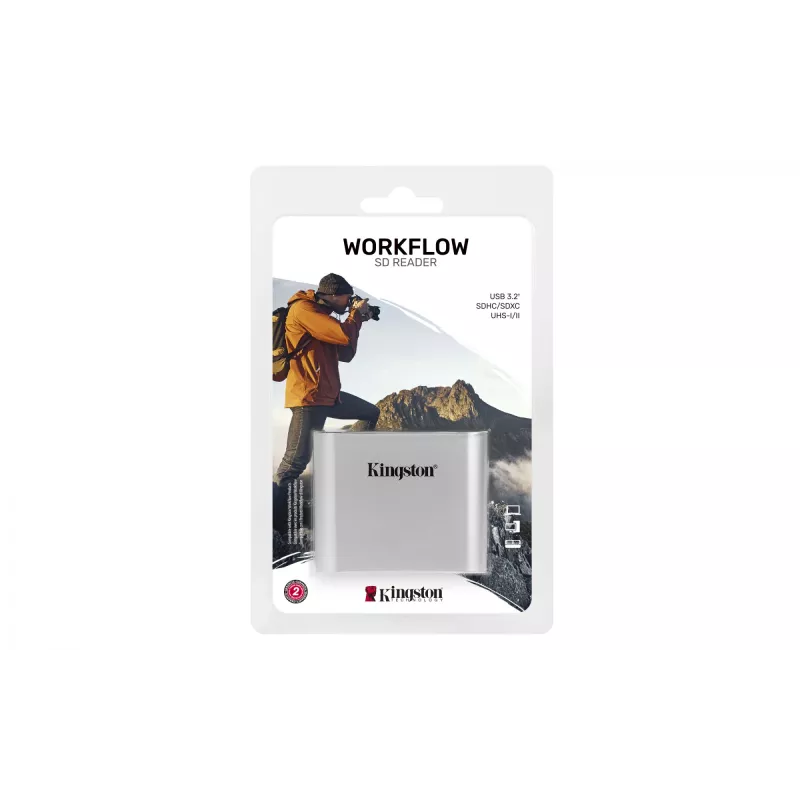 Kingston Technology USB3.2 Gen1 Workflow Dual-Slot SDHC/SDXC UHS-II lettore di schede