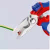 Knipex 95 05 20 SB pinza acciaio inossidabile impugnatura in plastica blu rosso