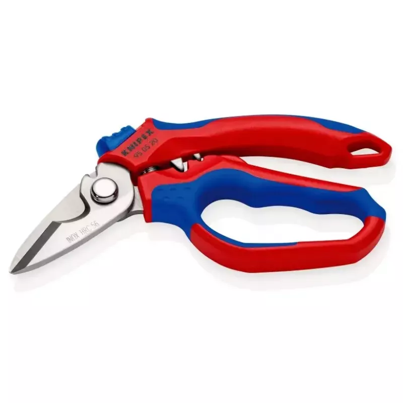 Knipex 95 05 20 SB pinza acciaio inossidabile impugnatura in plastica blu rosso