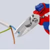 Knipex 95 05 20 SB pinza acciaio inossidabile impugnatura in plastica blu rosso
