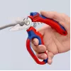 Knipex 95 05 20 SB pinza acciaio inossidabile impugnatura in plastica blu rosso