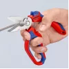 Knipex 95 05 20 SB pinza acciaio inossidabile impugnatura in plastica blu rosso