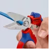 Knipex 95 05 20 SB pinza acciaio inossidabile impugnatura in plastica blu rosso
