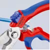 Knipex 95 05 20 SB pinza acciaio inossidabile impugnatura in plastica blu rosso