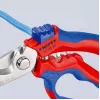 Knipex 95 05 20 SB pinza acciaio inossidabile impugnatura in plastica blu rosso