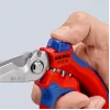 Knipex 95 05 20 SB pinza acciaio inossidabile impugnatura in plastica blu rosso