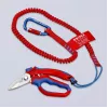 Knipex 95 05 20 SB pinza acciaio inossidabile impugnatura in plastica blu rosso