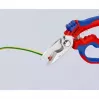 Knipex 95 05 20 SB pinza acciaio inossidabile impugnatura in plastica blu rosso