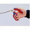 Knipex 95 05 20 SB pinza acciaio inossidabile impugnatura in plastica blu rosso