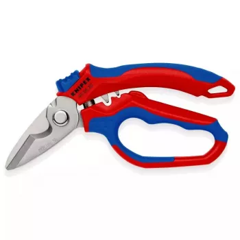 Knipex 95 05 20 SB pinza acciaio inossidabile impugnatura in plastica blu rosso