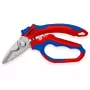 Knipex 95 05 20 SB pinza acciaio inossidabile impugnatura in plastica blu rosso
