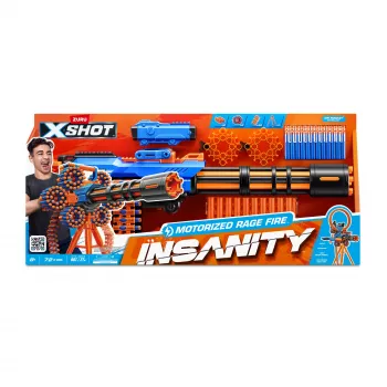 XSHOT Insanity Motorized Rage Fire (72 freccette) ZURU