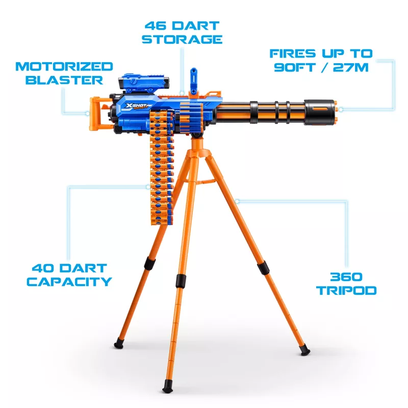 XSHOT Insanity Motorized Rage Fire (72 freccette) ZURU