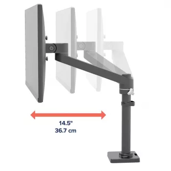 ERGOTRON NX braccio per monitor - nero opaco