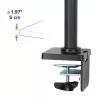 ERGOTRON NX braccio per monitor - nero opaco