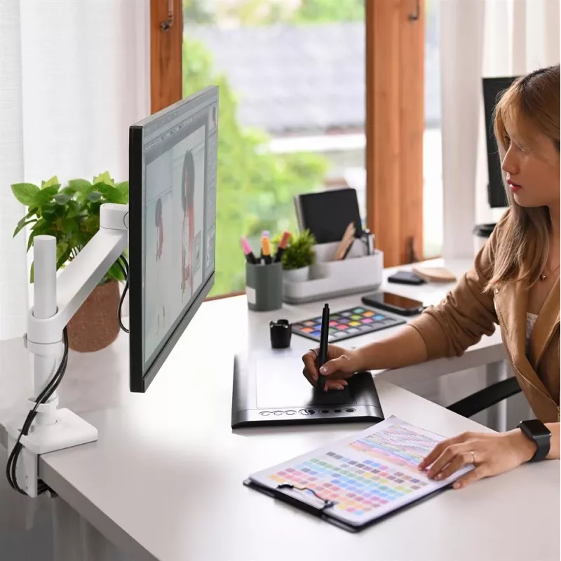ERGOTRON NX braccio per monitor - bianco