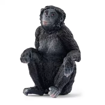 Figurina Schleich WILD LIFE Bonobo femmina 14875 nero 3 anni