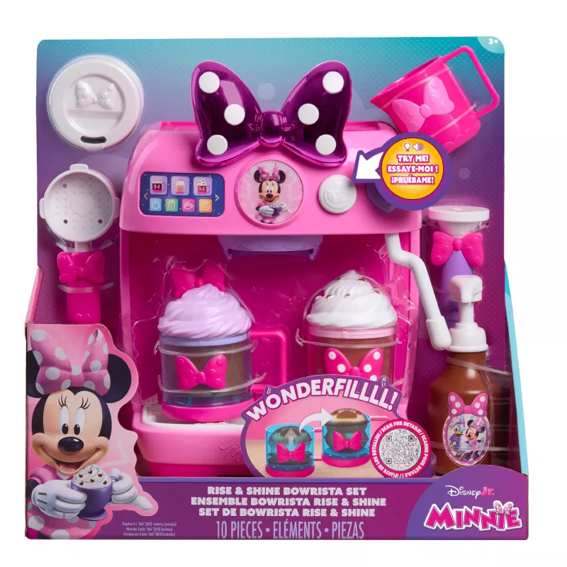 Just Play Disney Minnie Mouse Rise & Shine, 3 anni, suono, AAA, batterie incluse