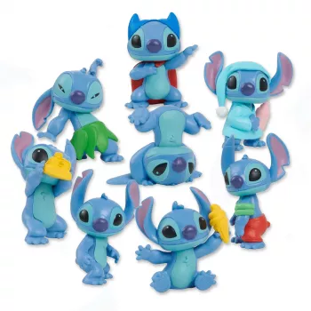 Figura assortita Just Play Stitch PVC da collezione, multicolore, adatta da 3 anni