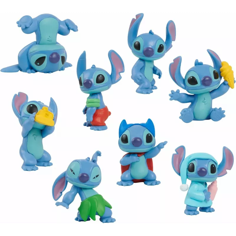 Figura assortita Just Play Stitch PVC da collezione, multicolore, adatta da 3 anni