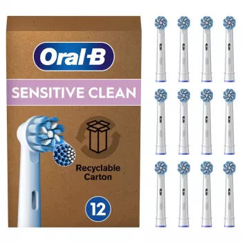 Testine spazzolino Oral-B Sensitive Clean 12 pz. bianco