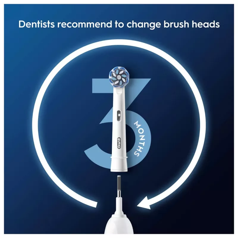 Testine spazzolino Oral-B Sensitive Clean 12 pz. bianco