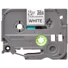 Nastro per etichettatura Brother TZe-S231 12mm nero su bianco